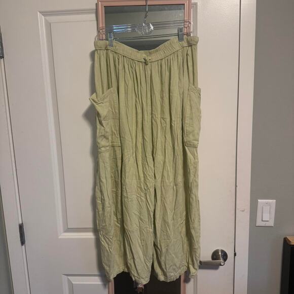 Free People Quinn pants (pastel yellow) - Picture 2 of 7